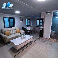 Maison mobile de luxe personnalisable Zhongnan, maison pliante à 2, 3 ou 4 chambres, maison modulaire préfabriquée extensible, maison conteneur