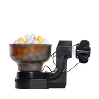 Máquina de servicio de pelotas de tenis de mesa HP 07 HuiPang, máquina de pelotas completamente automática para robot programable de entrenamiento con interruptor