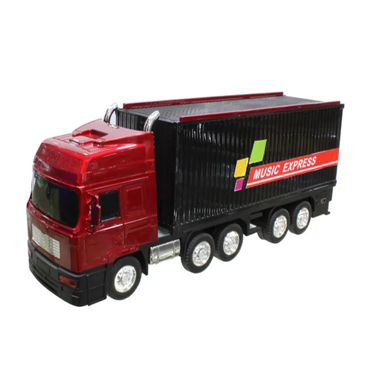 Promotional Gift WS528 Protabel Container Truck Express Shape Wireless FM Radio BT Speaker