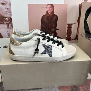 Foreign Trade 2026 Full-grain <strong>Leather</strong> Distressed Small White <strong>Sneakers</strong> Men Women Casual Versatile Fashion Board Shoes Lace-Up - Product Image 3
