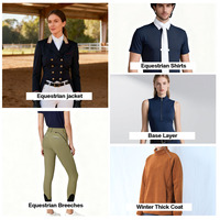 Veste d'équitation pour enfants ARLAN de haute qualité, style allemand, plissée, avec fermeture éclair, légère, en mesh, pour compétition