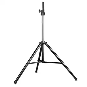 Air Cushion Tripod Lantai 15 Inci Profesional, Tripod Audio Profesional Tugas Berat Bisa Disesuaikan untuk Speaker Audio Profesional 12 Inci