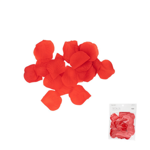 Petali di tessuto Ilan 4,0 cm rossi 150 pezzi per decorazione - Product Image 2