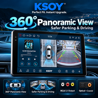 Stereo Mobil Android KSOY, Radio Mobil Android Auto, CarPlay Nirkabel Android, GPS DSP, Sistem Multimedia QLED, Radio Mobil Grosir