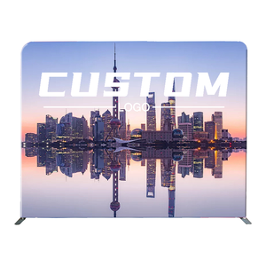 Fondo de Tela Portátil Personalizado de Primera Calidad con Sistema de Instalación Instantánea para Exhibiciones Profesionales en Ferias Comerciales - Product Image 1