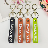 Nouvelle Annonce : Porte-clés Dinosaures en PVC Souple Transparent Effet Bulle, Accessoires de Décoration pour Bracelet et Porte-clés