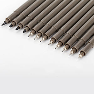 Stylo plume fin, pigment noir, micro-plume, stylos à dessin pour journal, croquis, dessin, dessin technique, documents de bureau - Product Image 1