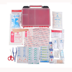 Botiquín de primeros auxilios Estuche rígido de 110 piezas Caja de primeros auxilios Uso profesional Contiene suministros médicos de primera calidad para viajes, escuela, hogar - Product Image 2