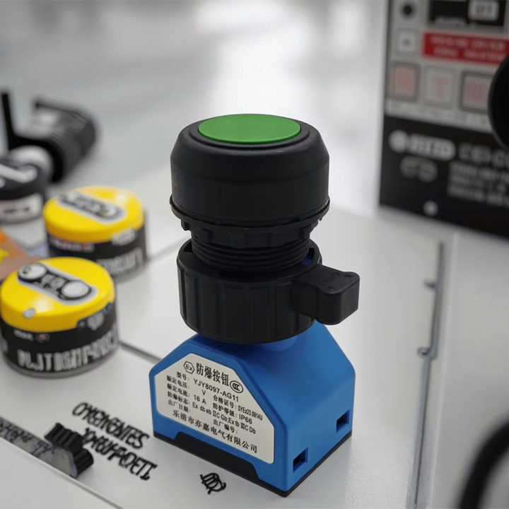 Industrial 24V Emergency Stop Push Button Switch Waterproof Indicator ...