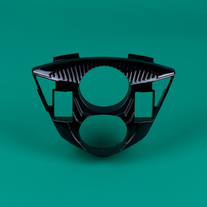 Cadre de phare avant en PC avec revêtement par pulvérisation de qualité supérieure, taille personnalisable, <span class=keywords><strong>pour</strong></span> la modification du système d'éclairage de moto tout-terrain - Product Image 1