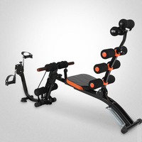 Banc d'entraînement abdominal réglable pour la maison, machine d'exercice pour abdominaux, équipement de fitness pour entraînement complet du corps, idéal pour les exercices à domicile