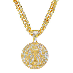 2026 Hot Selling Unique Design Hiphop Geometric Circular <b>Cross</b> Pendant Necklace Popular Men's Necklaces Wholesale Jewelry Trendy - Product Image 6