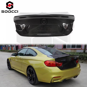 In fibra di carbonio CSL stile del cofano del bagagliaio per <span class=keywords><strong>BMW</strong></span> <span class=keywords><strong>4</strong></span> <span class=keywords><strong>serie</strong></span> <span class=keywords><strong>F32</strong></span> 420i 430i 440i F82 M4 <span class=keywords><strong>Coupe</strong></span> auto copri bagagliaio posteriore del cofano del bagagliaio - Product Image 1