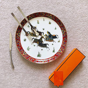 Pretty Horse Vajilla de cerámica al por mayor Platos DE BODA Plato de porcelana para juego de 41 piezas - Product Image 6