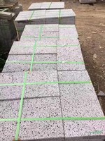 Tuiles de projet rentables de tuile d'escalier de granit de pierre naturelle gris clair de haute qualité de Chine