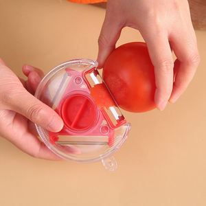 3 in 1 Slicer Potato Shredder Julienne Cutter Multi Peel Stainless Steel Blade Zesters Kitchen Gadgets Tools Magic Trio Peeler - Product Image 4