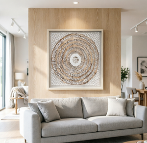 Obra de Arte 3D Hecha a Mano Única, Pintura Artística Original, Relieve Texturizado Abstracto para Pared, Decoración Moderna Personalizada para el Hogar - Product Image 2
