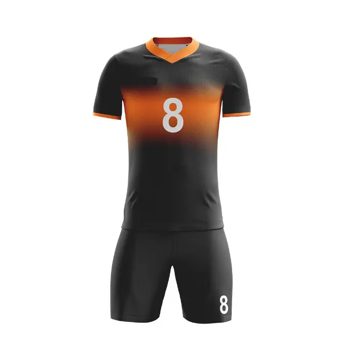 Oem Aangepaste Service Sublimatie Polyester Voetbal Jersey Custom Merk & Logo Heren Voetbal Uniform Voetbal Jersey Van Bd