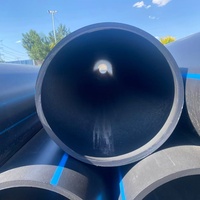 Tuyau en PEHD PE100 de qualité industrielle pour système de transport d'eau agricole, pipeline flexible longue durée avec raccordement par fusion bout à bout