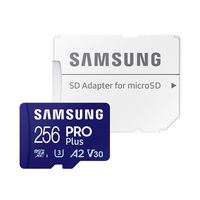 Carte mémoire SD haute vitesse pour SAMSUNG Pro Plus 128 Go 256 Go 512 Go Carte mémoire SD U3 A2 V30 Classe 10 Carte TF avec adaptateur SD