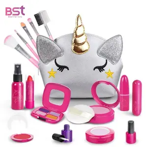 Meist verkaufte ungiftige nicht echte Simulation Beauty Toy Princess Pony Kosmetik tasche Dressing Up Makeup Set