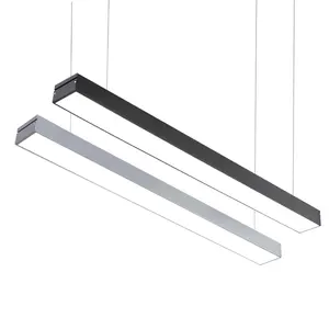 Hızlı kargo 6FT 5FT 4FT lineer sarkıt LED ışık tavan lambası avizeler 10w 24w 30w