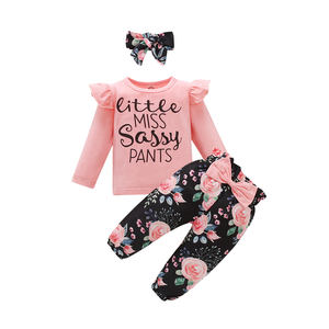 Conjuntos de Ropa para Bebés Recién Nacidos, Primavera, Manga Larga, Tejido de Punto, Algodón, Mameluco para Bebés, Conjuntos de Ropa para Niñas, Boutique de Ropa para Bebés - Product Image 4