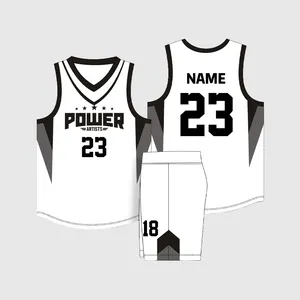 Setelan baju basket pria, celana Jersey basket kustom desain terbaru, pengiriman cepat, seragam basket 5XL bersirkulasi