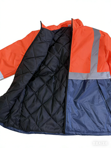 Chaqueta de Seguridad Impermeable y Aislante de Alta Visibilidad, Fabricada con Tela Oxford 150D, para Ropa de Trabajo - Product Image 5