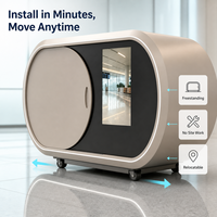 Capsule de sommeil intelligente à paiement à l'utilisation, en libre-service, pour aéroports, avec réservation intelligente pour les zones de terminal et de transité