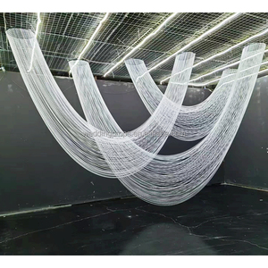 ستارة موجية فاخرة من الخرز الأكريليك لتزيين سقف حفلات الزفاف مع توصيل سريع - Product Image 2