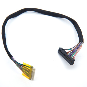 공장 OEM DF19 20핀 - 2.0 피치 34P 듀퐁 남성 여성 LVDS 스크린 케이블 (광고 기기, 노트북 LCD 패널용) - Product Image 4