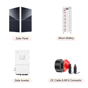 Senxia Industrial 100Kw Sistema de energía solar Comercial 200Kw 300Kw Sistema solar fotovoltaico Eu Stock Precio al por mayor - Product Image 6