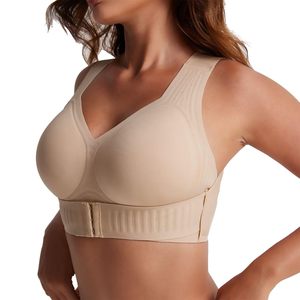 <span class=keywords><strong>Reggiseno</strong></span> da donna senza ferretto <span class=keywords><strong>con</strong></span> copertura completa, <span class=keywords><strong>spalline</strong></span> <span class=keywords><strong>larghe</strong></span>, supporto per la schiena, senza cuciture, comfort quotidiano - Product Image 1