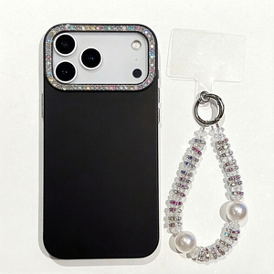 <span class=keywords><strong>Funda</strong></span> de Lujo para Teléfono Móvil con Marco de Diamantes para <span class=keywords><strong>iPhone</strong></span> 17/18 Pro Max, 14/15/16, 17e, Antigolpes, IMD, con <span class=keywords><strong>Correa</strong></span> de Mano - Product Image 4