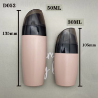 Flacon pompe cosmétique en PP personnalisé, 30 ml, 50 ml, flacon pompe rose pour crème BB, lotion, produits de soin de la peau