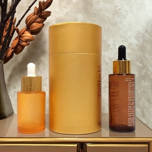 Luxury Skinscre Packaging Set Gel Serum Matt 50ml Glass Dropper Bottle 30ml Screen Printed Custom Paper <b>Box</b> OEM/ODM - Product Image 1