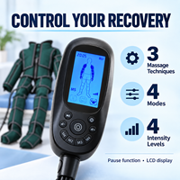 Masseur corporel modulaire à compression d'air Kolendy avec contrôleur LCD et minuterie de 10 à 60 minutes pour la récupération après l'entraînement