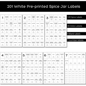 Étiquettes personnalisées pour épices, compatibles congélateur, pour herbes congelées, mélanges d'épices, bacs à glaçons et contenants de préparation de repas - Product Image 2