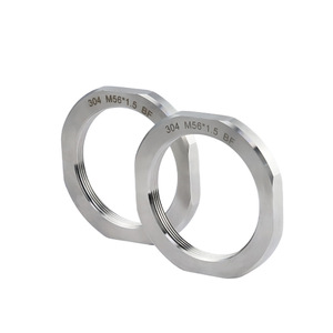 Conexiones de Tubería de Acero Inoxidable de Ocho Direcciones, Tuercas Hexagonales M56 1.5 Bf para Uso Industrial - Product Image 1