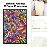 Couverture de motif coloré Diamond Art Cover Plain à l'intérieur du journal intime