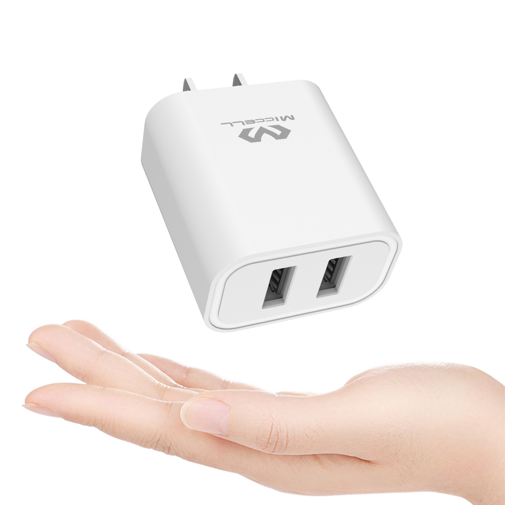 CARICABATTERIE CARICATORE USB multiplo adattatore presa spina alimentatore muro EUR 6,30