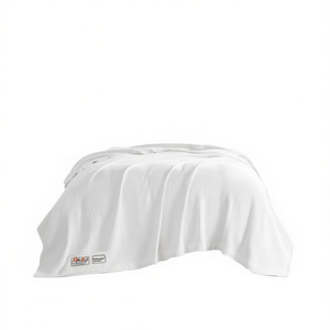 Manta de Algodón Tamaño Completo, 100% Algodón Orgánico, Tejido de Color Sólido, Rectangular, para Uso Doméstico, Cuatro Estaciones, Lavable a Máquina - Product Image 1