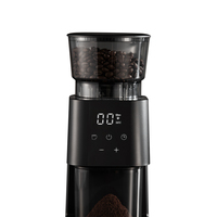 Moulin à café en grains Espresso électrique Moulin à cappuccino de cuisine automatique portable en acier inoxydable Ménage Hôtel