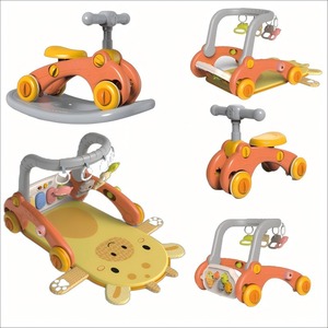 Andador de Bebé de Plástico 5 en 1 con Diseño de Dibujos Animados, Juguete Multifuncional con <span class=keywords><strong>Piano</strong></span> de Pedales, Luces y Música - Product Image 1
