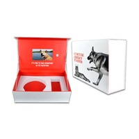 Promotion Présentation Marketing Personnalisé 7 pouces écran lcd emballage Cadeau Ensemble boîtes vidéo boîte couleur impression papier boîte pour le vin