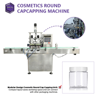 Machine de capsulage automatique à double torsion en acier inoxydable 304 pour bouteilles et canettes cosmétiques, motorisée, haute vitesse 160 BPM, sanitaire