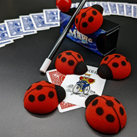 Éponge de rue classique écologique à haute absorption, motif coccinelle, pour les tours de Trick Bunny, comme accessoire