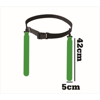 Ceinture de football américain XXBEAST en PVC couleur unie avec bouton-pression, taille ajustable pour adultes et jeunes, écologique, durable, pour l'extérieur