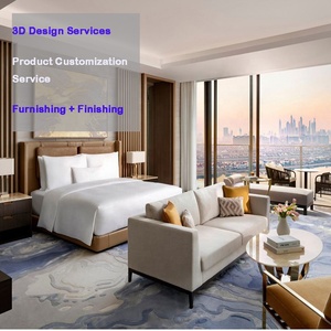 Dubai Luxury Apartment Hotel Interior Design House Interior Design Service 3D Rendering Whole-House Interior Design Solution - Product Image 3